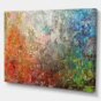 Board Stained Abstract Art  Canvas Print