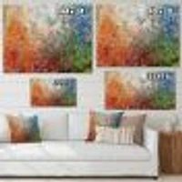 Board Stained Abstract Art  Canvas Print