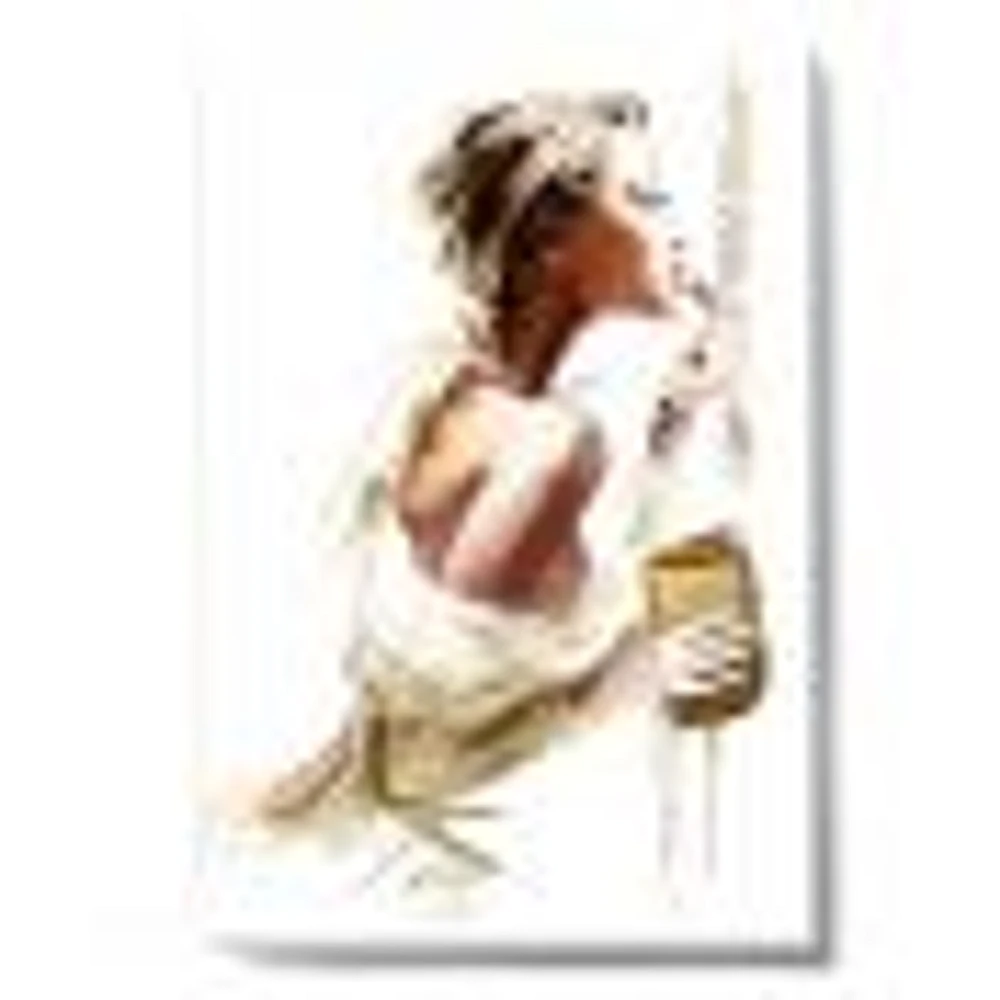 Fashion Woman  Canvas Wall Art Print