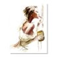 Fashion Woman  Canvas Wall Art Print