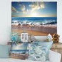 Sea Sunset  Canvas Art Print