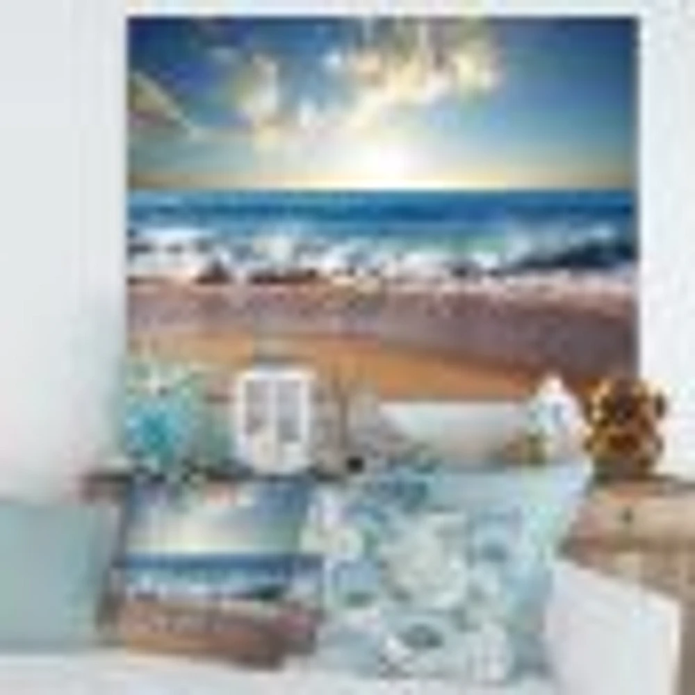 Sea Sunset  Canvas Art Print