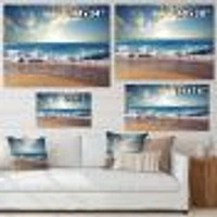 Sea Sunset  Canvas Art Print