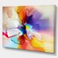 Creative Flower Multiple Colors  Canvas Print