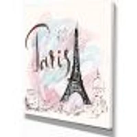 with Paris Eiffel Tower  FrenchWall Art