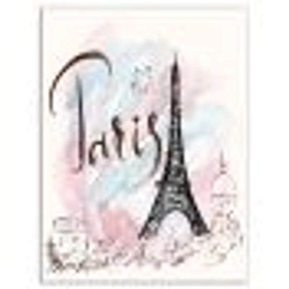 Toile  « with Paris Eiffel Tower »