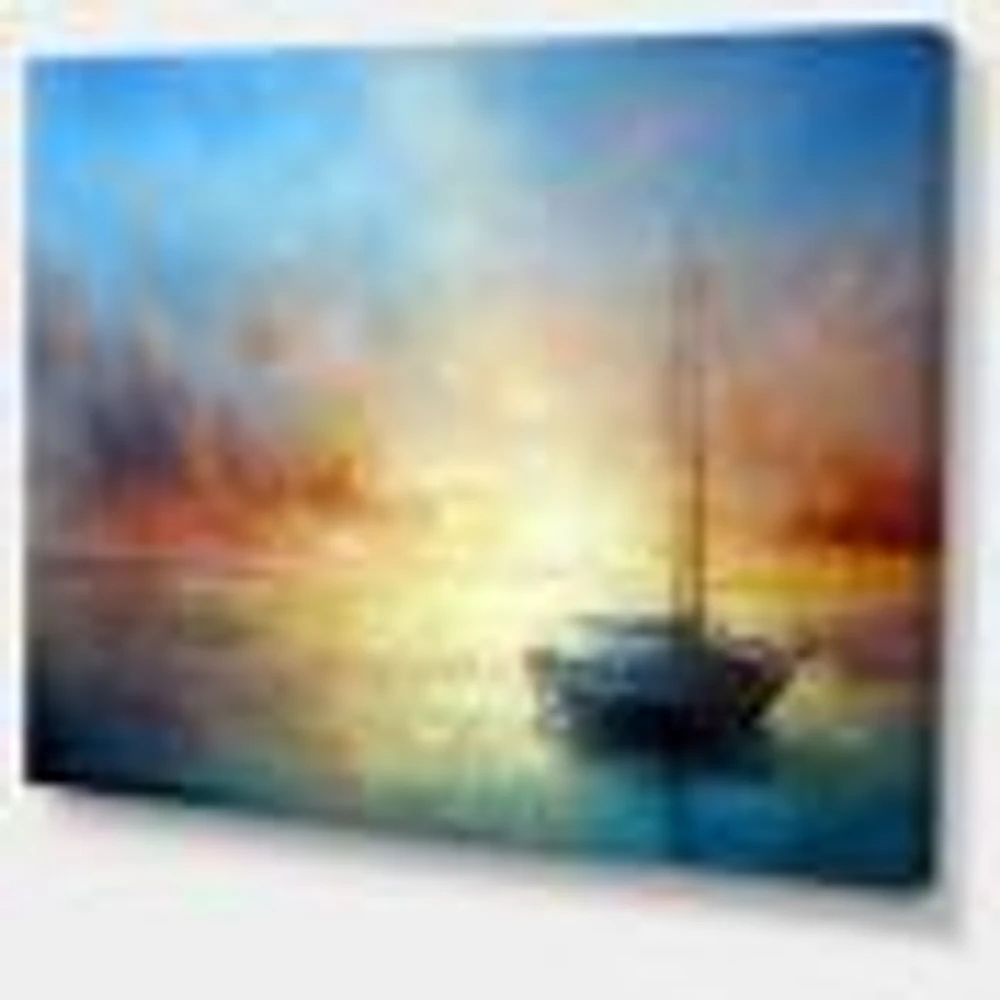 Seascape Pier  Wall Art