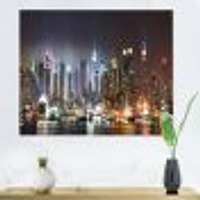 Toile imprimée « Lit NYC Manhattan Skyline »