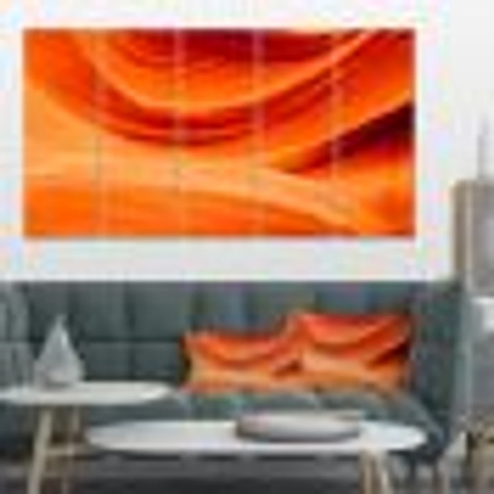 Antelope Canyon Orange Wall  Canvas Print