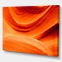 Antelope Canyon Orange Wall  Canvas Print