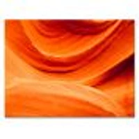 Antelope Canyon Orange Wall  Canvas Print