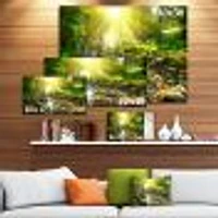 Mountain Stream Forest  Wall Art