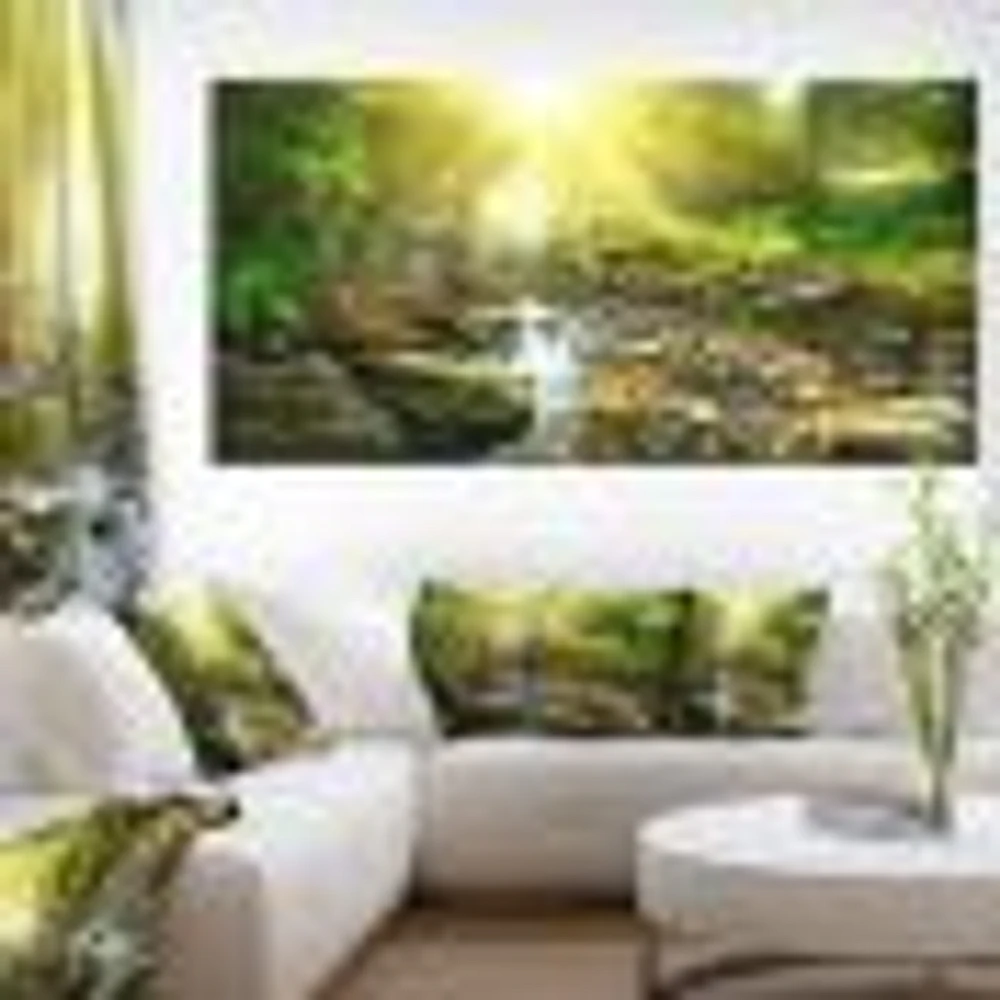 Mountain Stream Forest  Wall Art