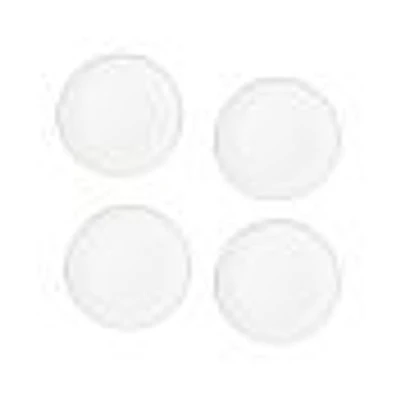 Maxwell & Williams Set of 4 White Gold Coupe Plates