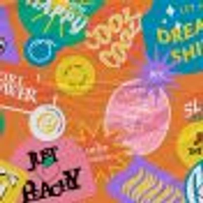 Sticker Collage Wallpaper Mural