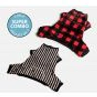 Dog's Pack of 2 Pyjamas by SilverPaw - Stripes and Red Plaid Prints