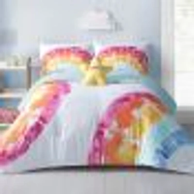 Tie Dye Rainbow Comforter Set