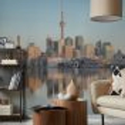 Toronto Skyline Wallpaper Mural