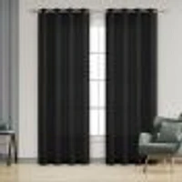 Trinity Semi Sheer Grommet Curtain