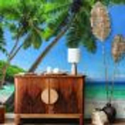 Tropical paradise at Maldives Wallpaper Mural