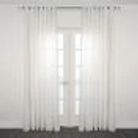 White Ultra Grommet Curtain