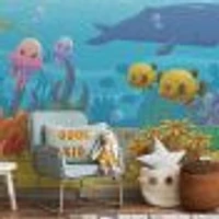 UnderWater World Cartoon Wallpaper Mural