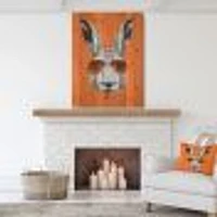 Funny Rabbit with Sunglasses Wood Wall Art