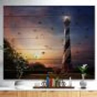 Cape Hatteras Wood Wall Art