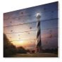 Cape Hatteras Wood Wall Art