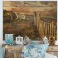 Dunes Sunset Wood Wall Art