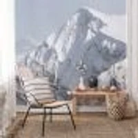 White Mountain Close Up Wallpaper Mural