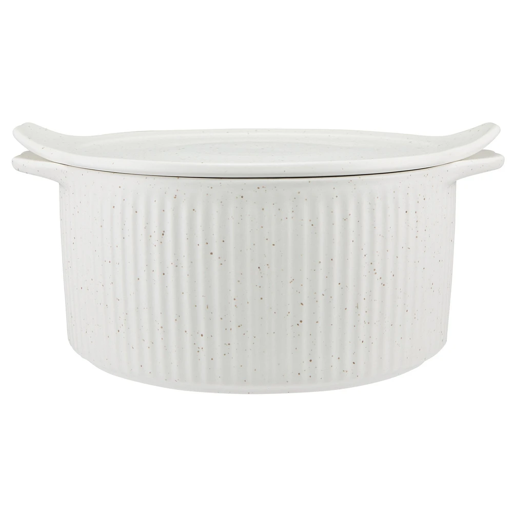 Maxwell & Williams Speckle Round Casserole - 3L