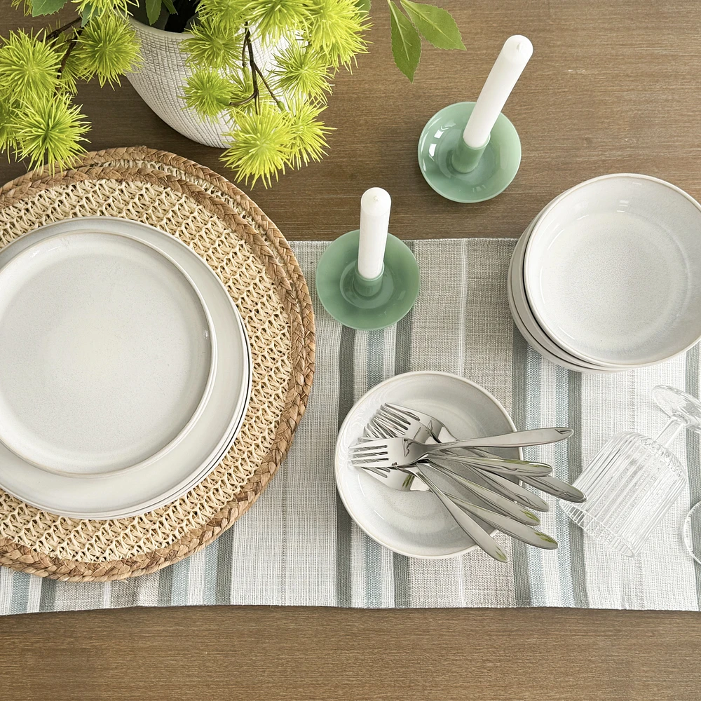 Brilliant Quartz Pure Dinnerware Set, 12 Pieces