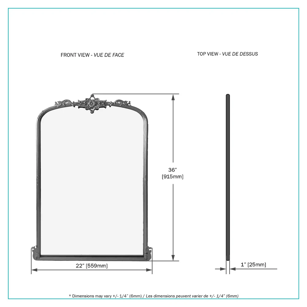 Bosworth Gold Decorative Mirror