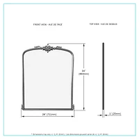 Roslyn miroir décoratif doré