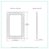 Spectra Rectangular Glass Mirror