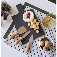 4-Piece Slate Serving Board