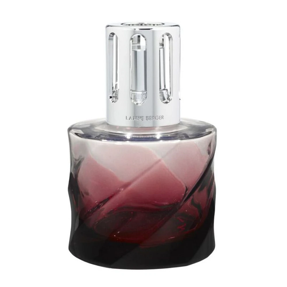 "Red Spiral" Berger Lamp and 250ml Refill by Maison Berger Paris – Pure White Tea