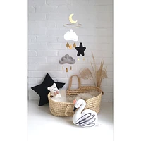 Cloud Mobile - Grey, Black & White