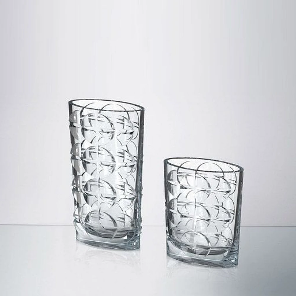 Vase Crystal Bohemia Eclipse 22 cm par Brillant