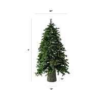 Fraser Fir Pre-Lit Christmas Tree 7.5' by Haute Deco