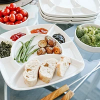 Trudeau Fondue Plate Set