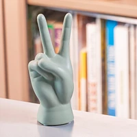 Hand Peace Sign, 7"