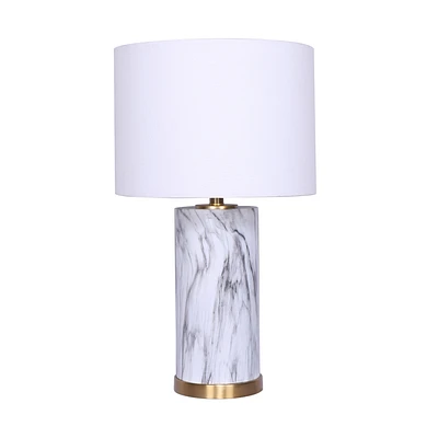 Bailey Table Lamp - Gold/Marble