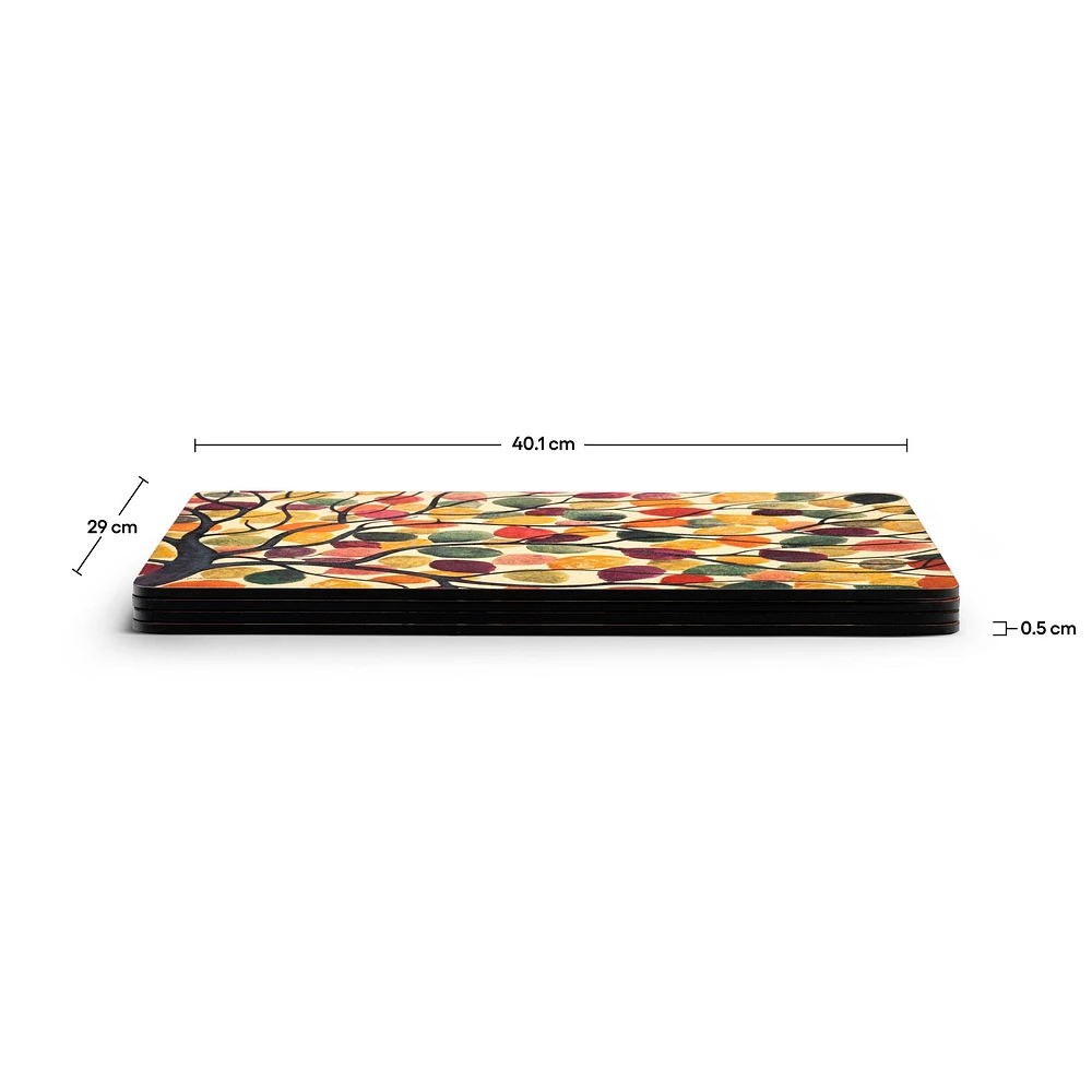 Set of 4 Dancing Branches Placemats by Pimpernel