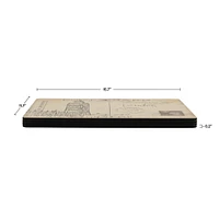 Set of 4 Postcard Sketches Placemats by Pimpernel