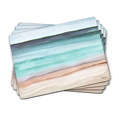 Ensemble de 4 napperons « Coastal Shore »  par Pimpernel