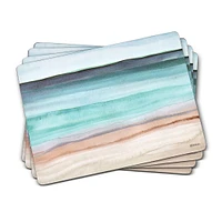 Set of 4 Coastal Shore Placemats by Pimpernel