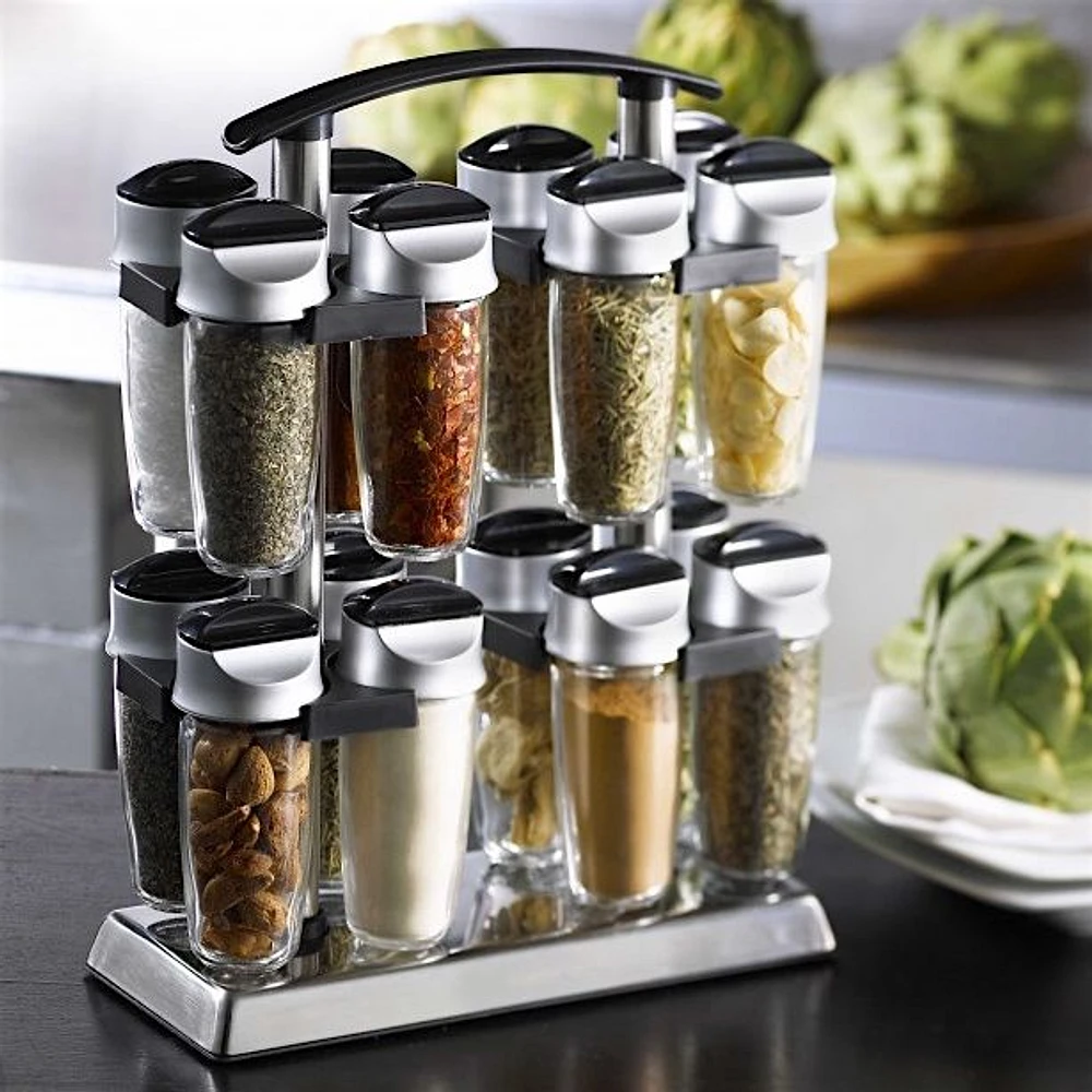 Trudeau Quad Carousel Spice Rack