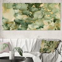 Luxury Abstract Fluid Art I Canvas Wall Print